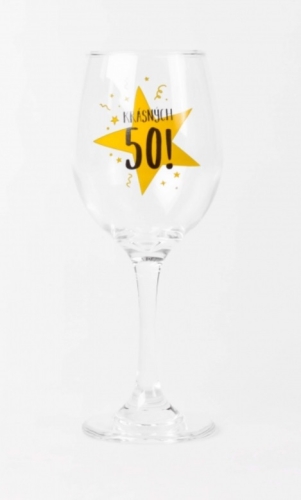 Sklenice na víno krásných 50