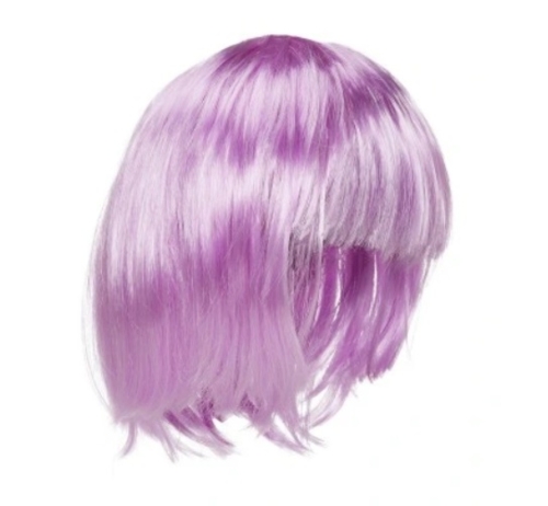 Světle fialová paruka mikádo
