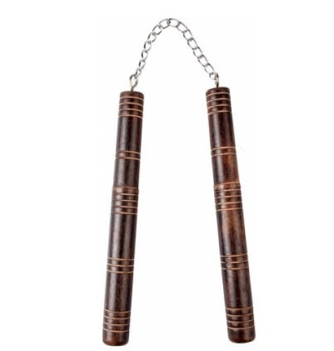 Dřevěné ninja nunčaky