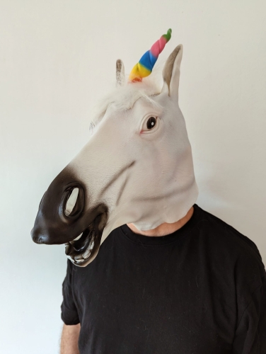 Maska Unicorn - jednorožec
