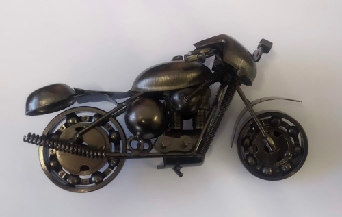Motorka - kovový model