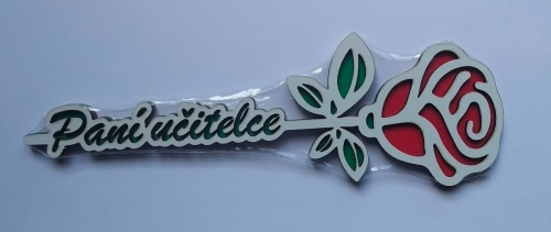 Dřevěná růže Paní učitelce