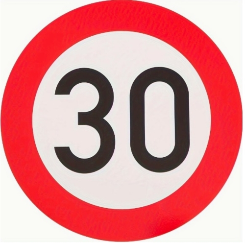 Dopravní narozeninová značka 30