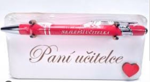 Dřevěná destička Paní učitelce