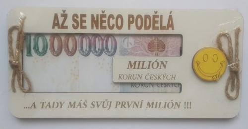 Dřevěné přání Až se něco podělá