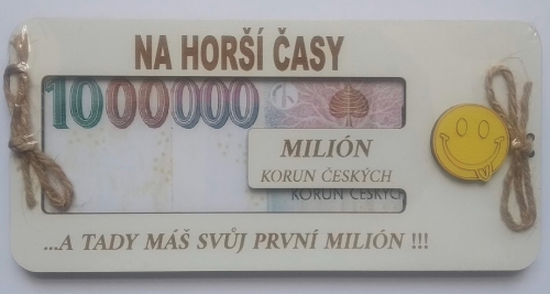 Dřevěné přání Na horší časy
