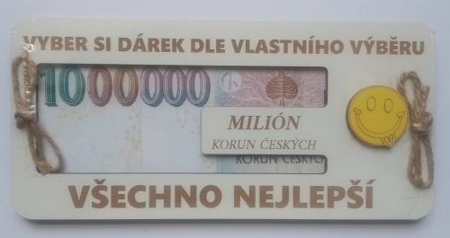 Dřevěné přání dle vlastního výběru