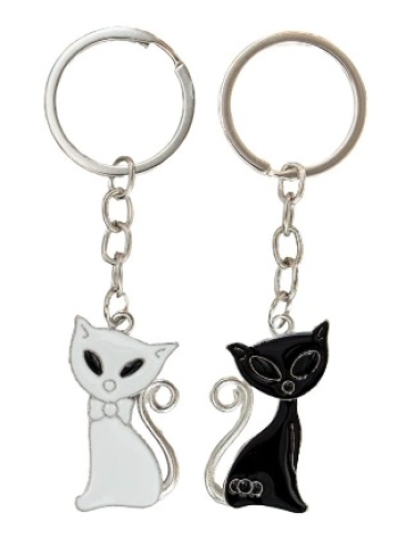Přívěšek na klíče kočka