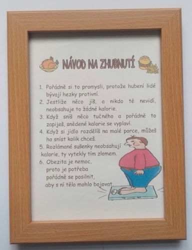 Rámeček - Návod na zhubnutí