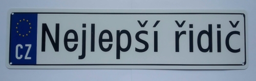 SPZ Nejlepší řidič