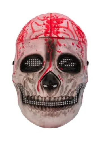 Maska lebka krvavá