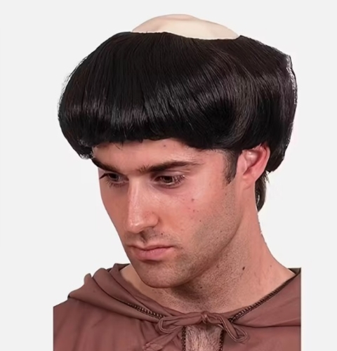 Pánská paruka mnich