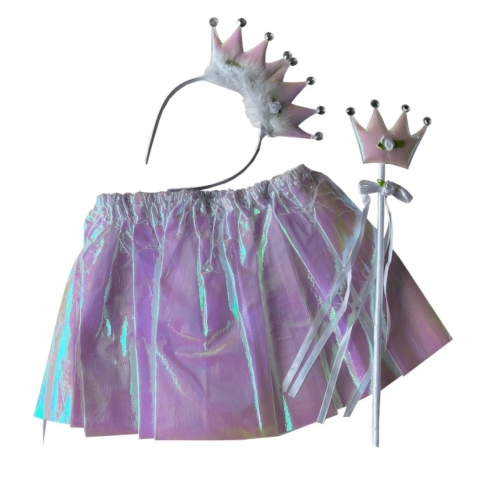 Dětský kostým víla bílorůžový