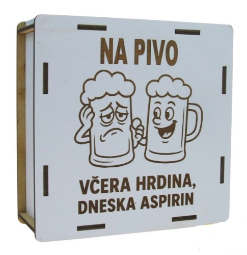 Odškrtávací pokladnička Na pivo