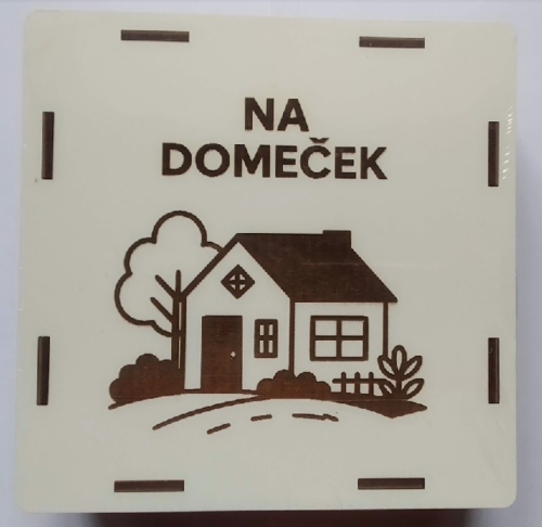 Odškrtávací pokladnička Na domeček