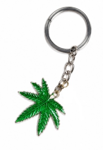 Přívěšek na klíče marihuana