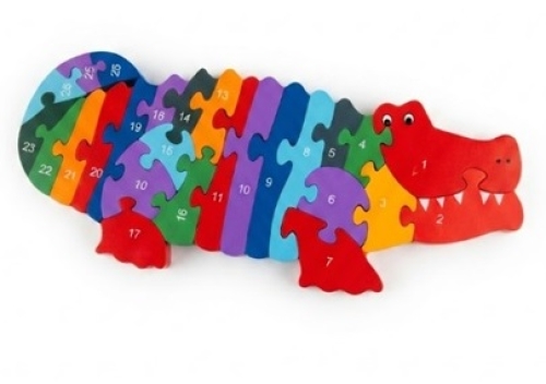 Puzzle krokodýl