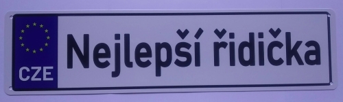 SPZ Nejlepší řidička